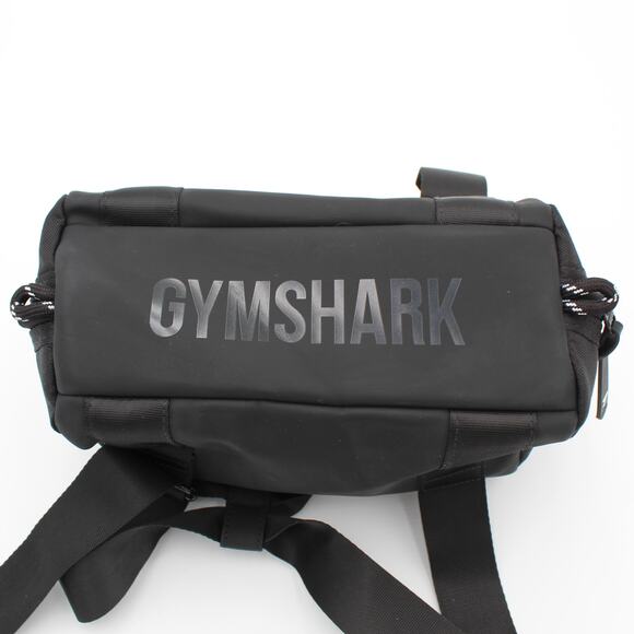 Gymshark Gym Bag Black Small Duffel Travel Essentials Logo Everyday Unisex - Picture 1 of 12